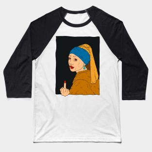 Girl With A Pearl Earring Baseball T-Shirt